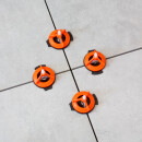 Fliesen Nivelliersystem Verlegehilfe Gewindelaschen, Zughauben, Schutz-Pad 1mm