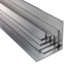 Winkelprofil aus Aluminium - gleichschenklig und ungleichschenklig - EN AW-6060