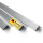 Winkelprofil aus Aluminium - 30 x 30 x 2 mm - 1 Meter - gleichschenklig - EN AW-6060