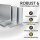Winkelprofil aus Aluminium - 30 x 30 x 2 mm - 1 Meter - gleichschenklig - EN AW-6060