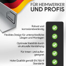 Winkelprofil aus Aluminium - 50 x 50 x 5 mm - 1 Meter - gleichschenklig - EN AW-6060