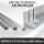 Winkelprofil aus Aluminium - 50 x 50 x 5 mm - 1 Meter - gleichschenklig - EN AW-6060