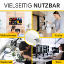 Kabelkanal aus hochwertigem PVC weiß Kabelleiste 2m - 5 Stück - 30x20mm