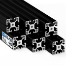 KLAK 40 - Aluprofil 6 Stück 40x40mm 2m System-,...