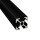 KLAK 20 - Aluprofil 20x20mm Nut 6 Aluminium Systemprofil Typ I 100mm-2000mm schwarz