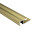 Alu Stufenprofil Fliesenschiene Profil Treppe Schiene matt L300cm H12mm gold