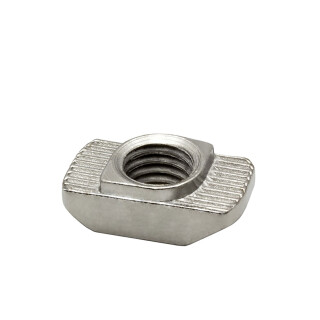 KLAK 40 - Edelstahl Hammermutter Nutenstein M8 Nut 8 für Aluprofil 40-er - 1 Stück
