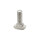 KLAK 40 - Edelstahl Hammerkopfschraube T-Schraube M8 25mm Nut 8 Aluprofil 40-er 10 Stück + Mutter