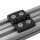 KLAK 20 - Scharnier Standard Nut 6 für 20-er inkl. Verschraubung - 4 Stück