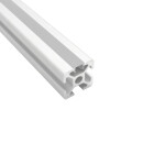 KLAK 20 - Abdeckungen für Alu-Profil Nut 6 - Typ-I - Typ-B - grau - 2m