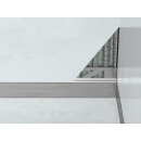 Dusch-, Wand-, Keil-Profil Gefälleprofil begehbare Dusche gebürstet 8mm