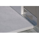 Dusch-, Wand-, Keil-Profil Gefälleprofil begehbare Dusche gebürstet 8mm
