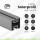 6x Alu Solarprofile 40x40 - 2,45m - Nut 8/10 - Typ-S, PV-Profile - Photovoltaik