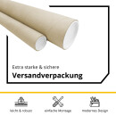 5x A17 LED Profil 2m - Weiss inkl. Abdeckung klar, Halter & Endkappen