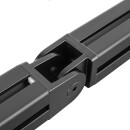 KLAK 40 - Gelenkverbinder Gelenk Winkelverbinder Nut 8 für Aluprofil 40-er schwarz