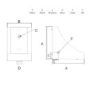 KLAK 30 - Schwerlast Befestigungswinkel ink. Verschraubung Nut 8 für Aluprofil 30-er