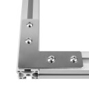 KLAK 30 - Verbinderplatte - L - 85x85mm Aussen L-Schnekel Flachverbinder 30x30 Aluprofil