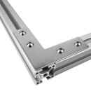 KLAK 30 - Verbinderplatte - L - 85x85mm Aussen L-Schnekel Flachverbinder 30x30 Aluprofil