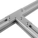 KLAK 30 - Verbinderplatte - T - 85x85mm Aussen Flachverbinder 30x30 Aluprofil