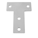 KLAK 40 - Verbinderplatte - T - 100x120mm Aussen Flachverbinder 40x40 Aluprofil