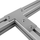 KLAK 40 - Verbinderplatte - T - 100x120mm Aussen Flachverbinder 40x40 Aluprofil
