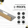 L-Profil Edelstahl Fliesenprofile V2A L250cm 10mm Gold gebürstet