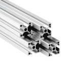 KLAK 30 - Aluprofil 4 Stück 30x30mm 3m System-, Montage-, Konstruktionsprofil Nut 8