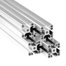 KLAK 40 - Aluprofil 4 Stück 40x40mm 3m System-, Montage-, Konstruktionsprofil Nut 8