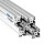 Alu Profil 4 Stück 40x40mm 3m System-, Montage-, Konstruktionsprofil Nut 8