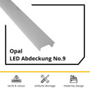 LED Abdeckung No.9 - A15-, A19-, A20-, T77-, T40-, T-STA-Serie - LED-Aluprofil