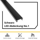 LED Abdeckung No.1 - A17-, A25-, C01-, C02- und F01-Serie - LED-Aluprofil