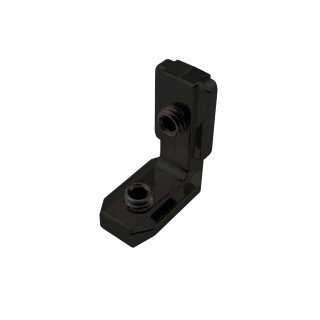 KLAK 45 - Innenwinkel Aussenwinkel M8 Nut 10 für Aluprofil 45-er schwarz