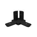 KLAK 30 - 3-Weg Verbinder Eckverbinder Nut 8 für Aluprofil 30x30 schwarz