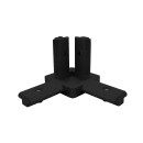KLAK 40 - 3-Weg Verbinder Eckverbinder Nut 8 für Aluprofil 40x40 schwarz