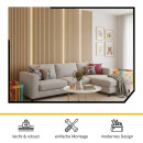 Slim-Line LED-Aluprofil U-Profil 2,7m Schwarz Abdeckung Schwarz oder Opal